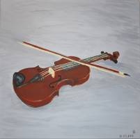 Geige 50 x 50 cm 31.05.2016